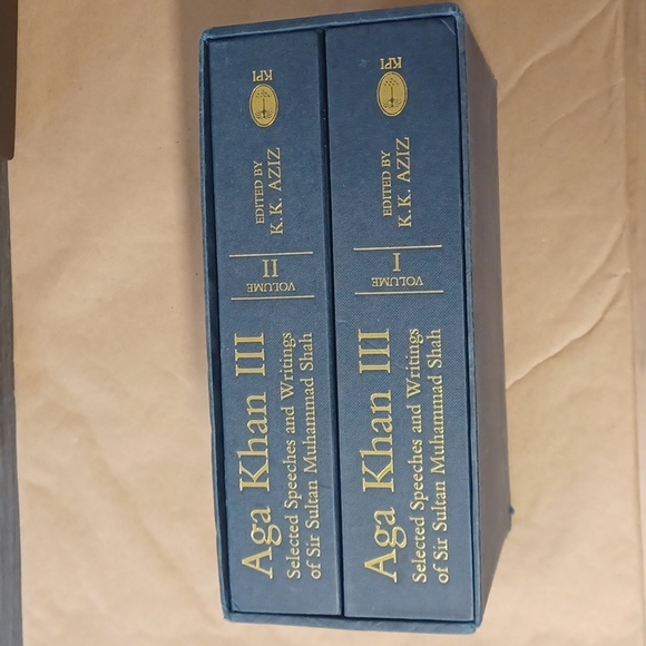 Other - Vintage book 2 set book Aga Khan III Volume I , volume II